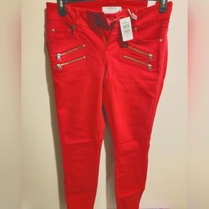 Torrid red stretch jeans size 14.